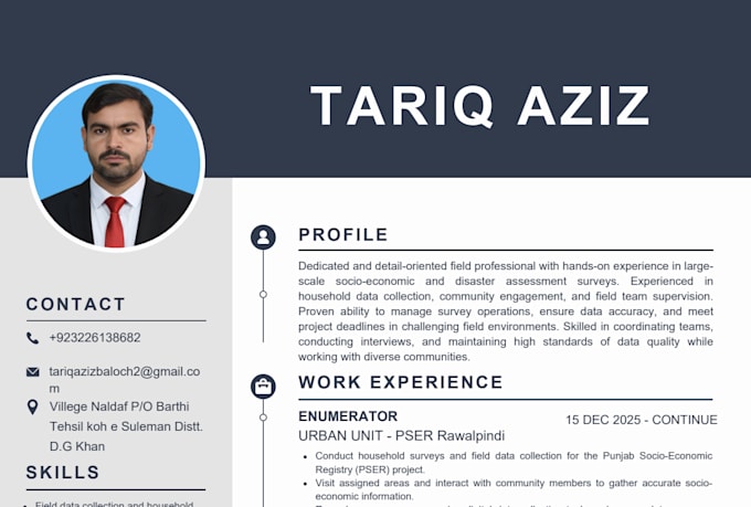 create professional ats resume, CV and linkedin optimization